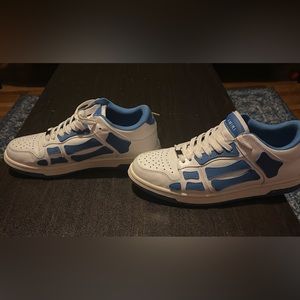 Men’s Amiri White & Blue Low Top size 9